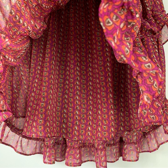 MISA Los Angeles Manya Ditsy Tiered ruffle Skirt - Picture 9 of 12